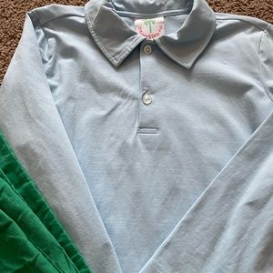 Shrimp & Grits Kids Boys Collared Polo Top